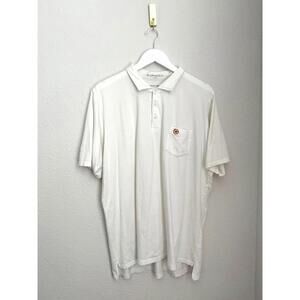 B. Draddy Men’s Classic‎ White Breathable Performance Polo Sz XL
